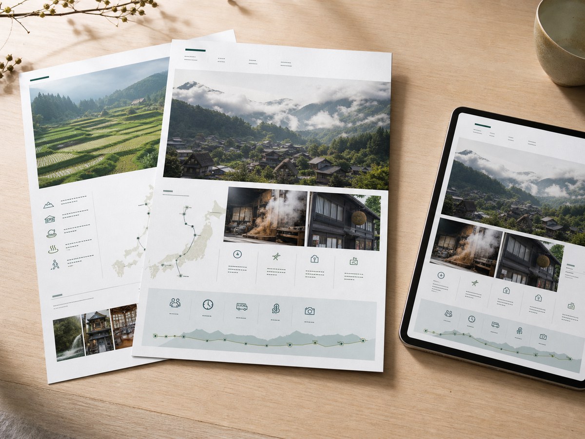 Sample pages of the experience sales sheet (content tariff)
